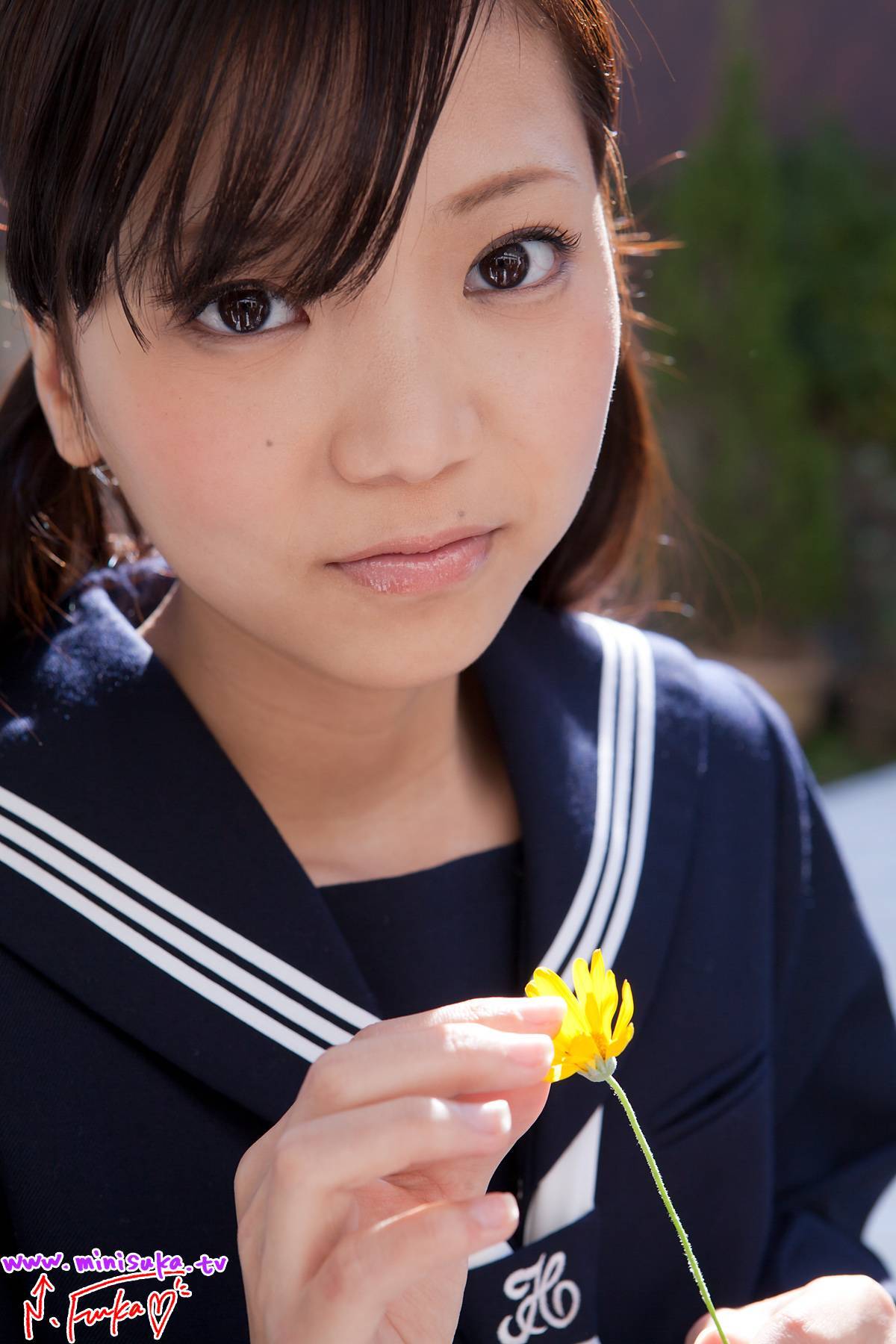 [Minisuka.tv]  西浜ふうか Fuuka Nishihama 美女校服诱惑